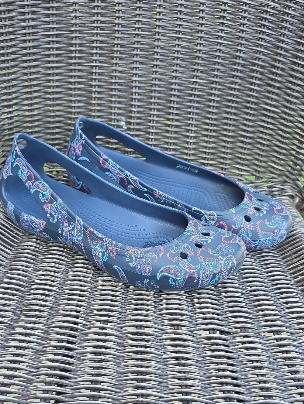 Crocs Paisley Floral Ballet Flats